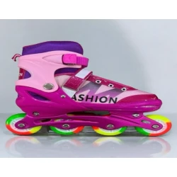 Роликовые коньки RB CT802AM-02, размер 35-38, розовые