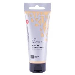 Акриловая краска Сонет, Золото, 75 мл