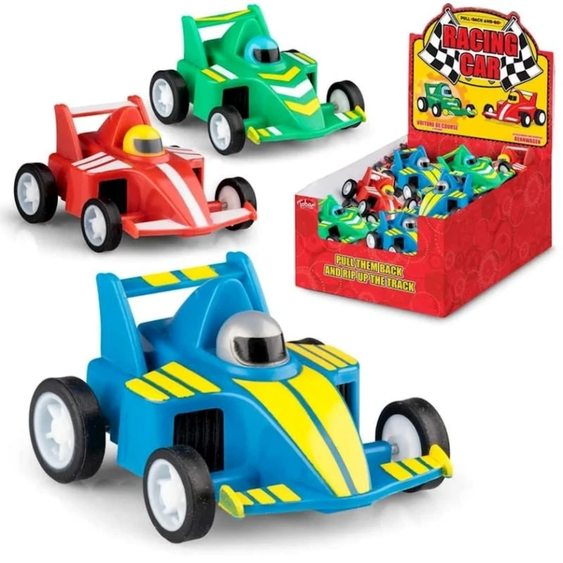 Игровая фигурка One for Fun Pull Back And Go Racing Car, 5 см, 3+ лет, 1 шт, товар в ассортименте