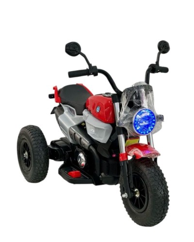 Uşaq elektrik motosikli SMR661, 2 motor, qırmızı - smr661