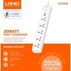 Сетевой фильтр LDNIO SC5319 White