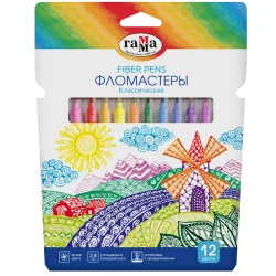 Набор фломастеров Гамма Классические 130822_12, 12 цветов