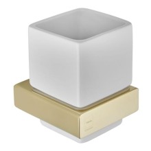Diş fırçaları üçün stəkan Teka Formentera Tumber Holder Gold Banyo