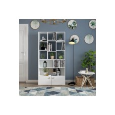 Stellaj Ev Plus 12115601, LDSP, ağ, 187x94x30 sm