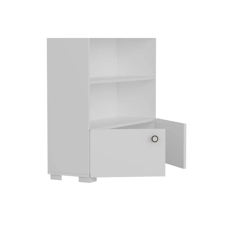 Стеллаж Ev Plus 12115601, ЛДСП, белый, 187x94x30 см Стеллаж Ev Plus 12115601, ЛДСП, белый, 187x94x30 см