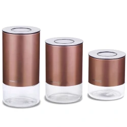 Qab dəsti Korkmaz Stora Plus A5520-2, çəhrayı/şəffaf, 3 əd Qab dəsti Korkmaz Stora Plus A5520-2, çəhrayı/şəffaf, 3 əd