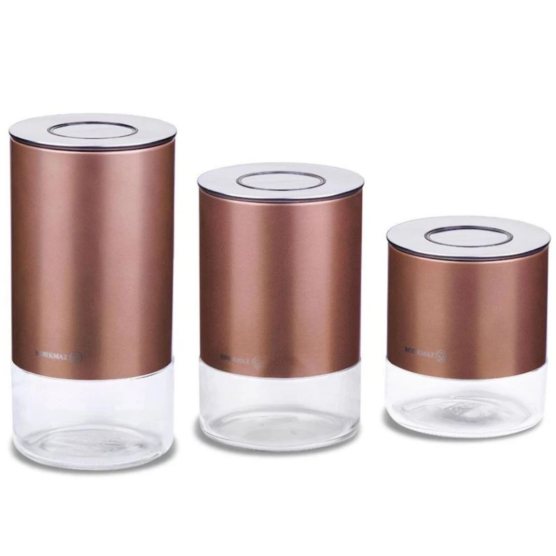 Набор емкостей Korkmaz Stora Plus A5520-2, розовый/прозрачный, 3 шт Набор емкостей Korkmaz Stora Plus A5520-2, розовый/прозрачный, 3 шт