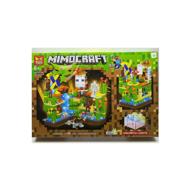 Блочный конструктор Mimocraft Mine-330, 330 элементов, 6+