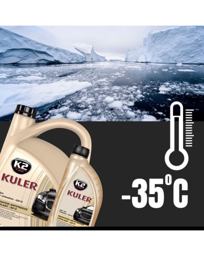 Антифриз синий K2 Kuler -35C G11, 5 л