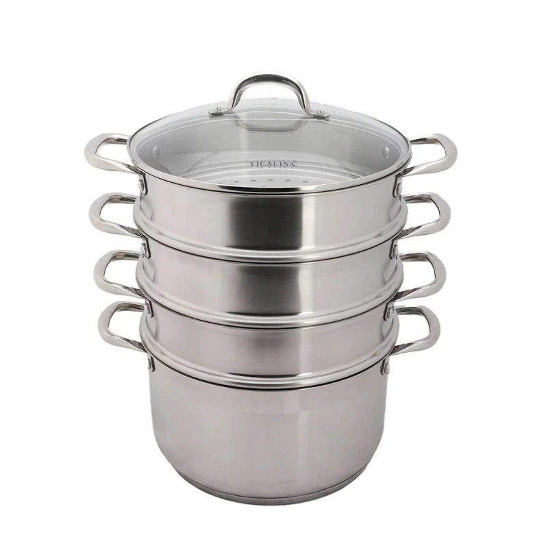 Мантоварка Vicalina VL-5028, нержавеющая сталь, 28 см Мантоварка Vicalina VL-5028, нержавеющая сталь, 28 см