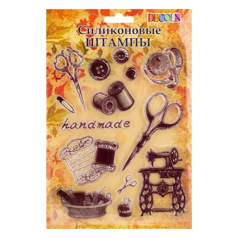 Silikon ştamplar Decola Tikiş ləvazimatları, 14 əd