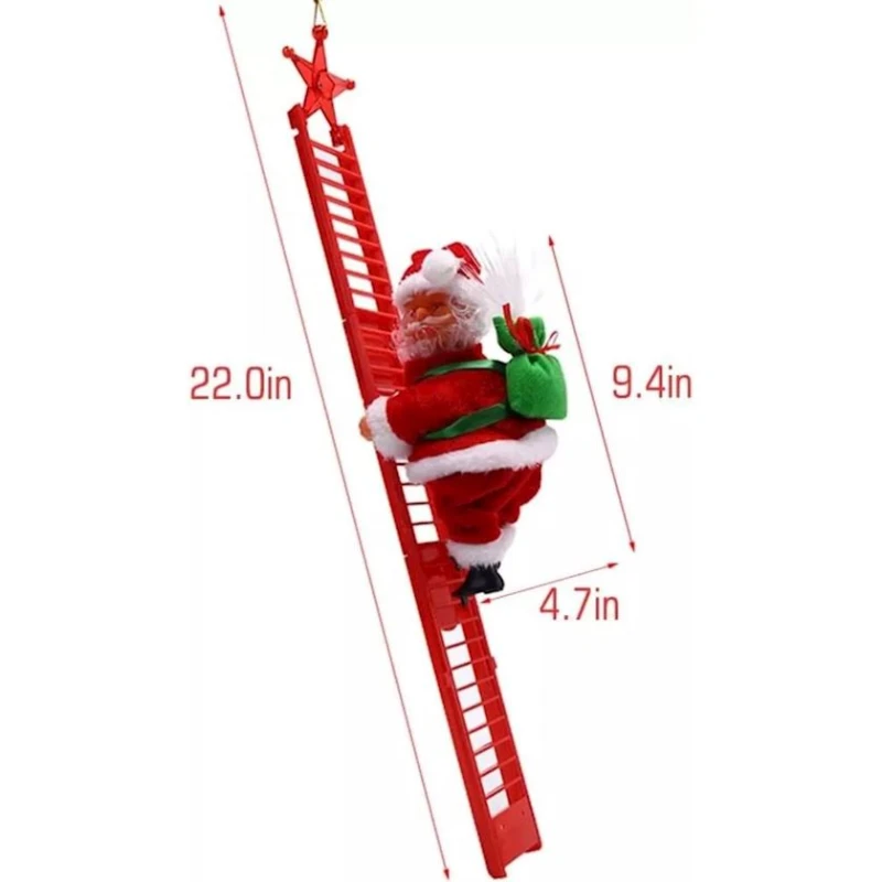 Şam ağacı oyuncağı Santa 298, qırmızı