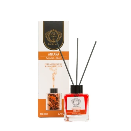 Ароматический диффузор Soel Parfum Ankara Sandal Ağacı, 110 мл Ароматический диффузор Soel Parfum Ankara Sandal Ağacı, 110 мл