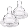 Набор сосок для кормления Philips AVENT Anti-colic SCY764/02, силикон, прозрачный, 6+ мес, 2 шт Набор сосок для кормления Philips AVENT Anti-colic SCY764/02, силикон, прозрачный, 6+ мес, 2 шт