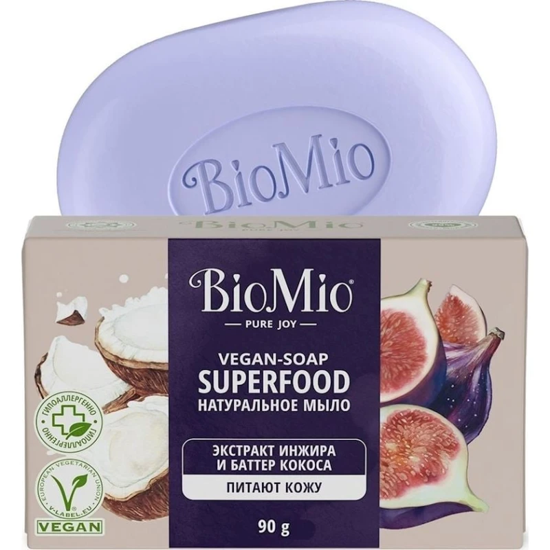 Təbii sabun BioMio Superfood Экстракт инжира и баттер кокоса 90 q Təbii sabun BioMio Superfood Экстракт инжира и баттер кокоса 90 q