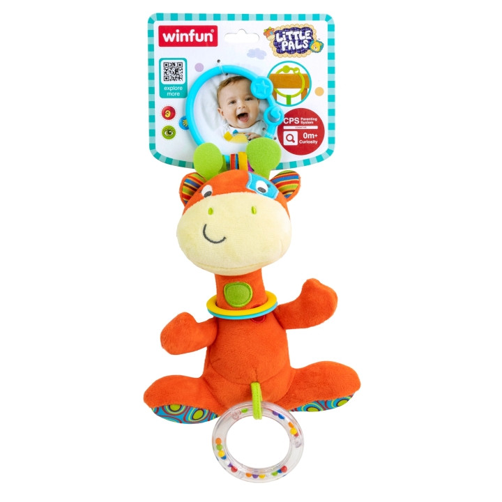 Çınqıldayan oyuncaq Winfat Patch the Giraffe, 0+ ay Çınqıldayan oyuncaq Winfat Patch the Giraffe, 0+ ay