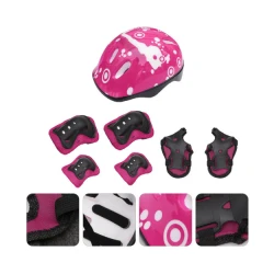 Комплект защиты для детей Kahnsport 040007, 7 предметов, розовый Комплект защиты для детей Kahnsport 040007, 7 предметов, розовый