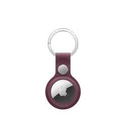 Çexol Apple treker üçün Apple AirTag FineWoven Key Ring Mulberry