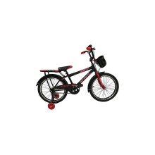 Uşaq velosipedi 399-2, qara/qırmızı