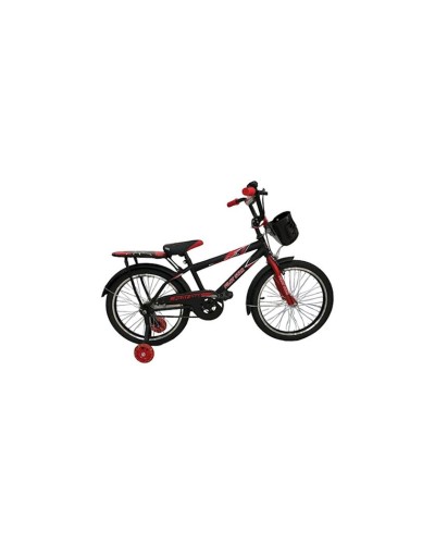 Uşaq velosipedi 399-2, qara/qırmızı