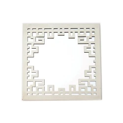 Настенное зеркало Hom-me Maze 100495, 39.5 см, серебряный