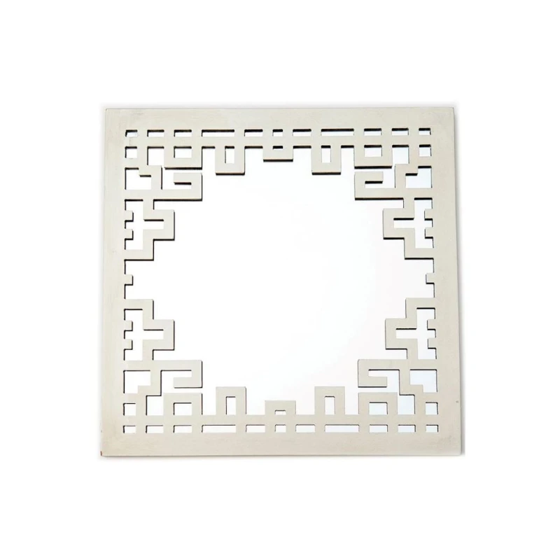 Настенное зеркало Hom-me Maze 100495, 39.5 см, серебряный Настенное зеркало Hom-me Maze 100495, 39.5 см, серебряный