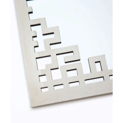 Настенное зеркало Hom-me Maze 100495, 39.5 см, серебряный