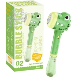 Устройство для мыльных пузырей Bubbles stick, крокодил, световые и звуковые эффекты, зеленый Устройство для мыльных пузырей Bubbles stick, крокодил, световые и звуковые эффекты, зеленый