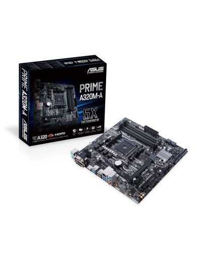 Ana lövhəsi Asus PRIME A320M-A (AM4, DDR4, 64GB, 2666MHz, Micro ATX) - Asus Prime, A320M-A