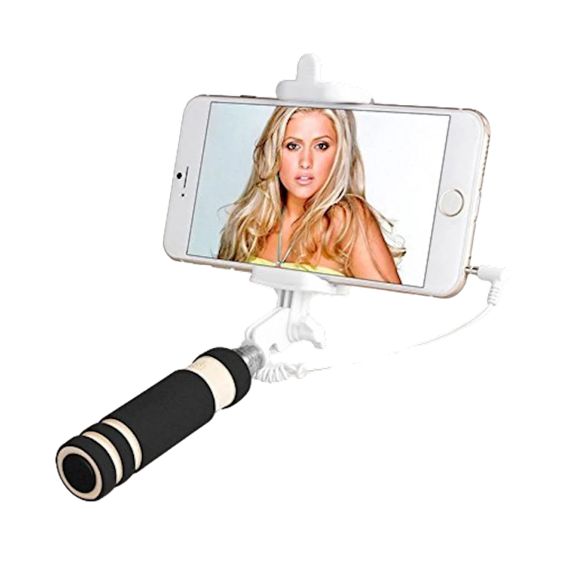 Selfi üçün monopod Black