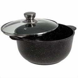 Qazan Гардарика 6027 Orion (1708-04), alüminium, qara, 28 sm, 8 l