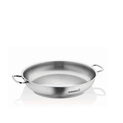 Сковородкa Korkmaz Proline A1180, 14 см, нержавеющая сталь, две ручки, Серебристый