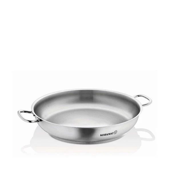 Сковородкa Korkmaz Proline A1180, 14 см, нержавеющая сталь, две ручки, Серебристый Сковородкa Korkmaz Proline A1180, 14 см, нержавеющая сталь, две ручки, Серебристый