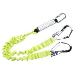 Двойной эластичный строп с амортизатором Portwest FP52, 180 см, желтый