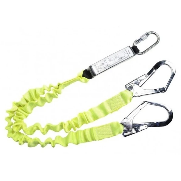 Двойной эластичный строп с амортизатором Portwest FP52, 180 см, желтый