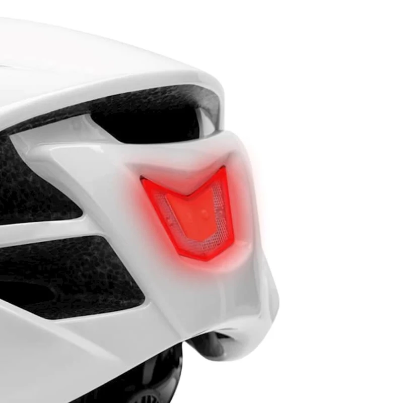 Велосипедный шлем Santic YZ With Tail Light W3P155W, размер M, белый