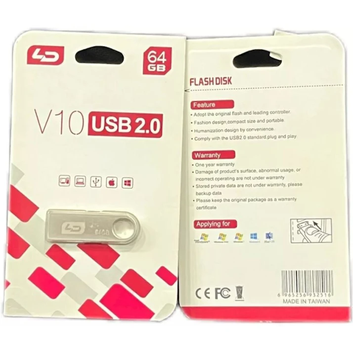 Флешка LD 64 GB Silver Флешка LD 64 GB Silver