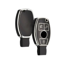 Avtomobil açarı üçün çexol 0620 Mercedes-Benz AMG Class, qara/gümüşü.