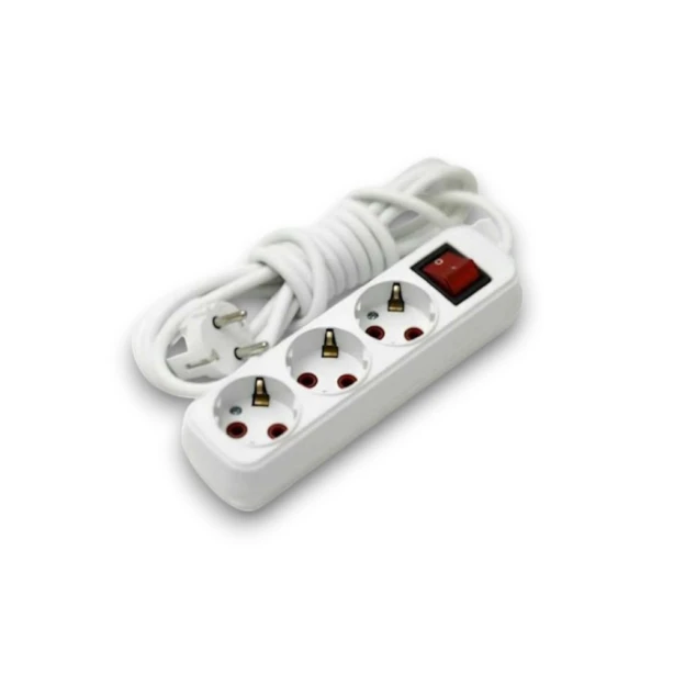 Elektrik uzadıcısı 3 yuvalı, 5 m