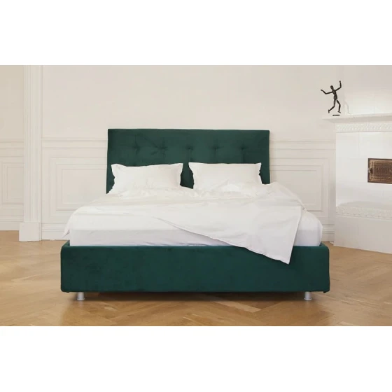 Двуспальная кровать Beyosa Rossini BYS0040, текстиль, 160x200 см Двуспальная кровать Beyosa Rossini BYS0040, текстиль, 160x200 см