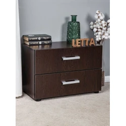 Тумба 61.5x30x43 см, ЛДСП, Венге, Коричневый Тумба 61.5x30x43 см, ЛДСП, Венге, Коричневый