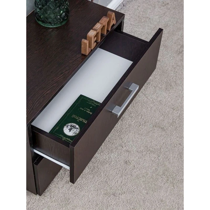 Тумба 61.5x30x43 см, ЛДСП, Венге, Коричневый Тумба 61.5x30x43 см, ЛДСП, Венге, Коричневый