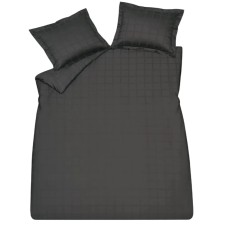 Yataq dəsti Vandyck Home 78 Black, pambıq, qara, avro, yorğan üzü 200x200/220 sm, 2 əd yastıq üzü 60x70 sm