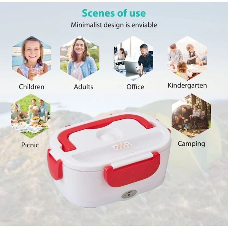 Термо ланч-бокс 2in1, белый