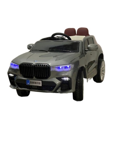 Электромобиль детский BMW X8-MRK102 серый