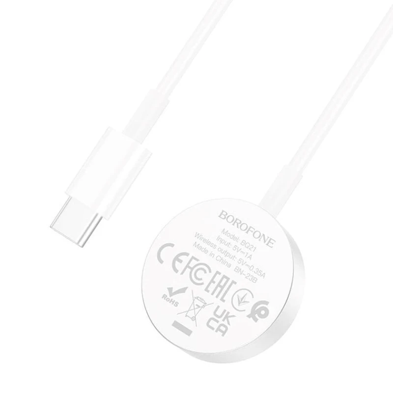 Беспроводное зарядное устройство Borofone BQ21 Wireless Charger White Беспроводное зарядное устройство Borofone BQ21 Wireless Charger White