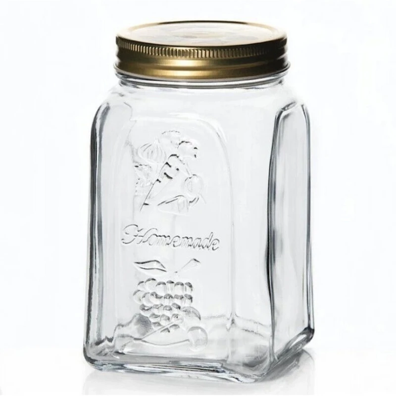 Банка для хранения Pasabahce Homemade, 14x11 см, 1000 мл, стекло/металл, прозрачный Банка для хранения Pasabahce Homemade, 14x11 см, 1000 мл, стекло/металл, прозрачный