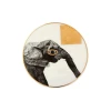 Подставка для кружки Porland Wild Life Elephant, фарфор, белый, 10 см