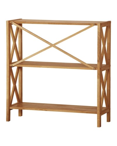 Stellaj JYSK Jannerup, 80x87x30 sm, 3 rəfli, palıd, qəhvəyi
