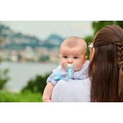 Держатель для пустышки Chicco, голубой